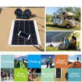Solar Panel Kit 30W 12V Dual USB Output Solar Cells Solar Panel 20A 30A 40A 50A Controller For Car Yacht Battery Boat Charger. 