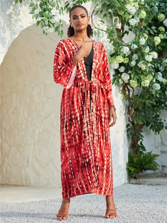 Long%20Kimono%20Swimsuit%20Cover%20up%20for%20Women%20Stylish%20Tie%20Dye%20Open%20Front%20Beach%20Outfits%20Bathing%20Suit%20-%20Image%206
