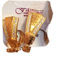 1 karat gold plated D-tops stud earrings for ladies and girls. 