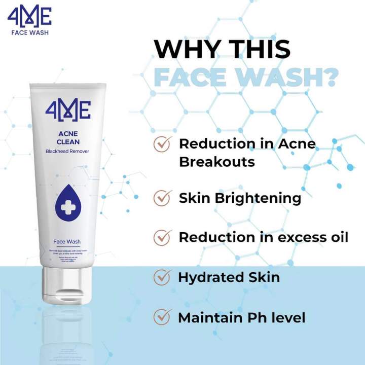 4ME Acne Clean Face Wash | Daraz.pk
