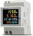 KETOTEK Single Phase Energy Meter Din Rail Electricity Usage Monitor AC 40-300V 100A Voltmeter Ammeter Watt Kwh Frequency Power Meter Built-in CT 110V. 