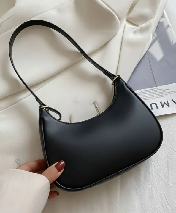 Korean%20Style%20Solid%20MultiColor%20Shoulder%20Bag%20for%20Women%20%7C%20Elegant%20&%20Stylish%20Underarm%20Hobo%20Clutch%20%7C%20Casual%20Trendy%20Crescent%20Purse%20For%20Women%20-%20Image%209