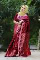 Soft Silk Katan Saree For Women All Season Traditional Style No Blouse Elegant Saree Multiple Color.