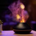 Oval Flame Aroma Diffuser & Humidifier – 7-Color LED Light, Multicolor Fire Effect, Essential Oil Diffuser for Home & Office. 