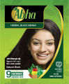 Abha Herbal Black Henna Hair Colour Powder 10g Goodness of 9 Herbs. 