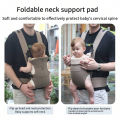 1Pc Baby Carrier, Multifunctional Front and Back Dual-Use Baby Carrier, Adjustable and Comfortable Front Strap-Back Strap, Washable-Machine Washable, Lightweight for Holding Baby All Seasons, Freeing Mom's Hands, a Handy Tool for Carrying Baby When Goi....