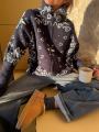 Vintage Knit Jacquard Stand Collar Women Cardigan Zipper Full Sleeve Pockets Loose Sweater New 2026 Spring Lady Soft Knitwear. 