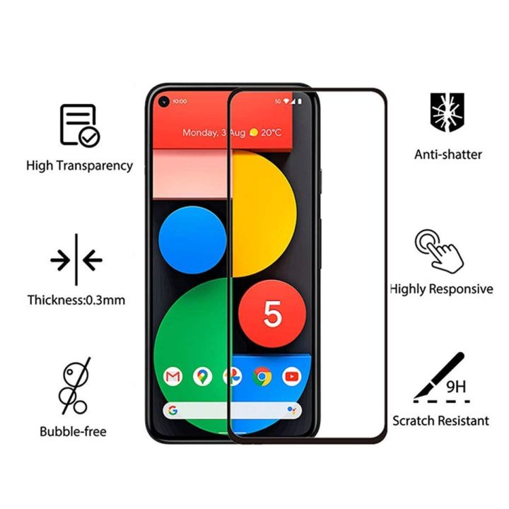 GOOGLE PIXEL 5 Premium tempered glass screen protector for google pixel 5