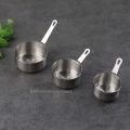 Food Grade 304 stainless steel steak sauce measuring cup with elegant design. 