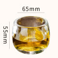 80ml Crystal Glass Tea Cup Thickened Wine Cup Transparent Master Cup Wholesale Cups Single Tea Set Glass Cups s for Wedding. 