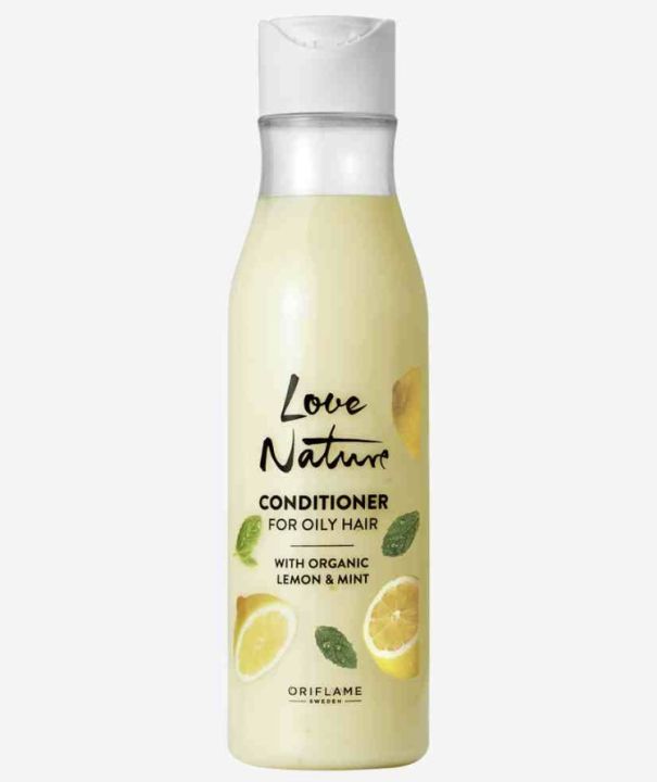 Love Nature Conditioner For Oily Hair with Organic Lemon & Mint