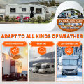 RV Sealant Tape White Waterproof Seal Tape - Weatherproof Sealant Roofing Tape for Roof Repair Camper Trailer Boat Sealing Leak. 
