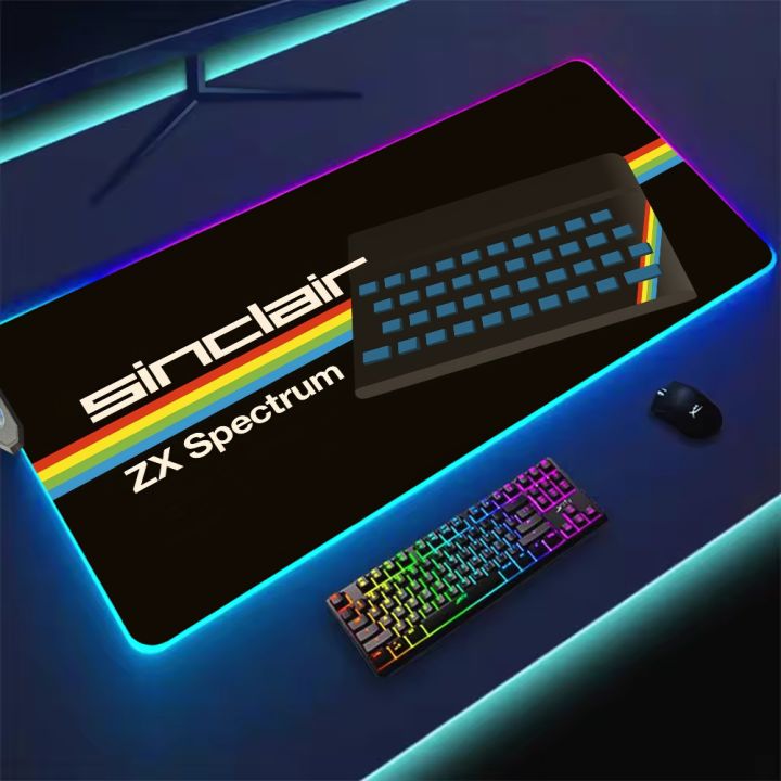 Retro%20Sinclair%20Zx%20Spectrum%20For%20Rgb%20Mouse%20Pad%20Xxl%20Steelseries%20Laptop%20Mat%20Gaming%20Backlit%20Keyboard%20Gamer%20Table%20Deskpad%20-%20Image%202