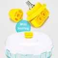 Hamster Running Disc Toy 3 Size Silent Small Pet Rotatory Jogging Wheel Small Pets Sports Wheel Toys Hamster Cage Accessories. 