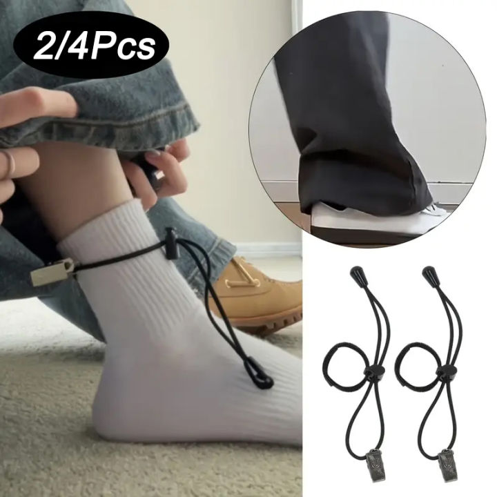 2/4pcs Invisible Adjustable Leggings Clip For Pants Legs Prevents Dragging ,Multi-purpose Photography Background Fixing Clip