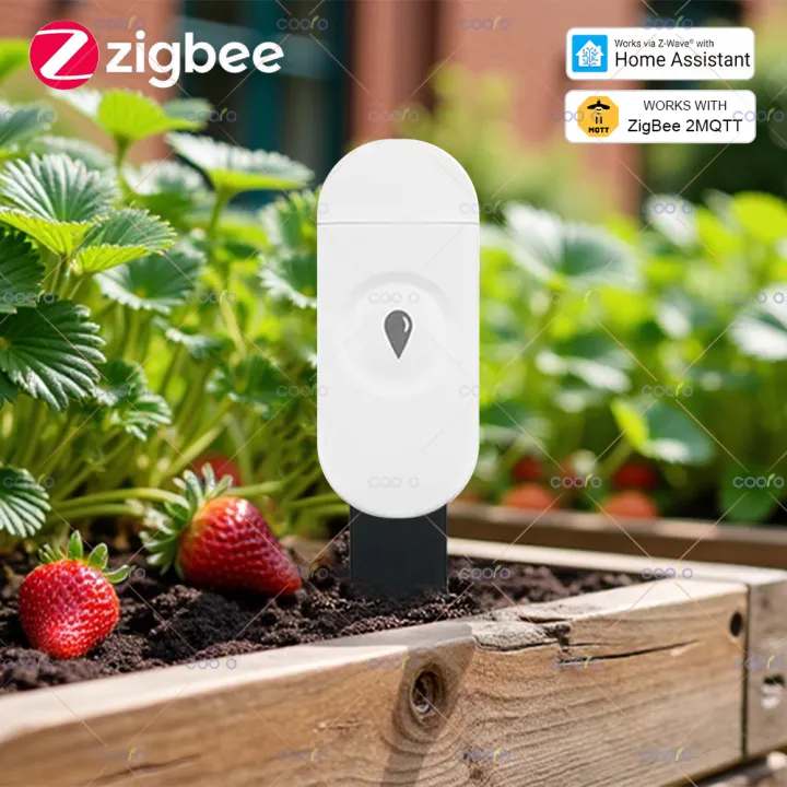 Zigbee Smart Soil Tester Humidity Temperature Moisture Sensor for Plant ...