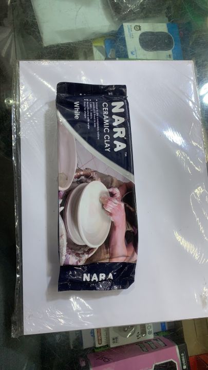 Nara ceramic clay imported white 500g 500w
