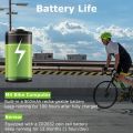 MEILAN M4 Wireless Bike Computer, ANT+ BLE4.0 Bicycle Speedometer and Odometer with Cadence/Speed Sensor, Waterproof Cycling Computer with 2.5 inch LCD Backlight Display for Indoor/Outdoor Cycling.. 
