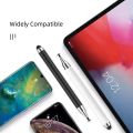Touch Pen Stylus Pen 2 In 1 Universal Capacitive Touch Screen Stylus Touch Pencil Dual Tip Silicone Disc Stylus Pen for Android Tablet Mobile Laptop Drawing Writing No Charging Required. 
