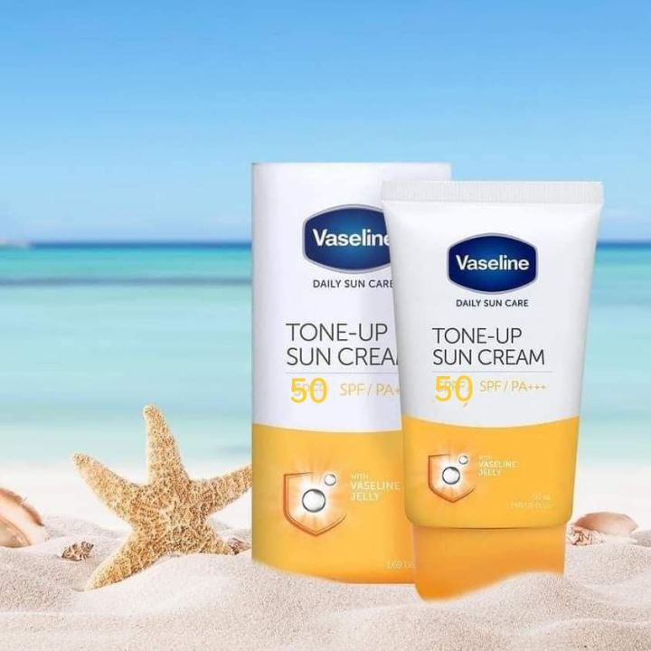 Vaseline%20Daily%20Sun%20Care%20Tone-Up%20Sun%20Cream%2050+%20SPF/PA+++%20Vaseline%20Jelly%2050ml%20-%20Image%206