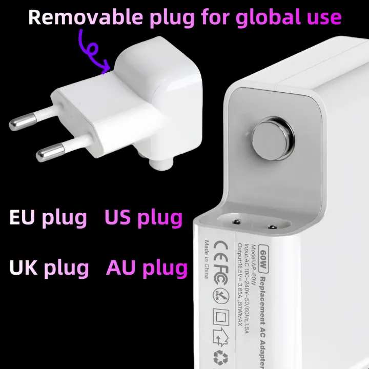 MacBook%2045W%2060W%2085W%20Magsafe%201/2%20Magnetic%20Charging%20for%20MacBook%20Air/Pro%20A1466%20A1278%20A1502%20A1398%20A1286%20Power%20Adapter%20Fsat%20Charger%20-%20Image%203