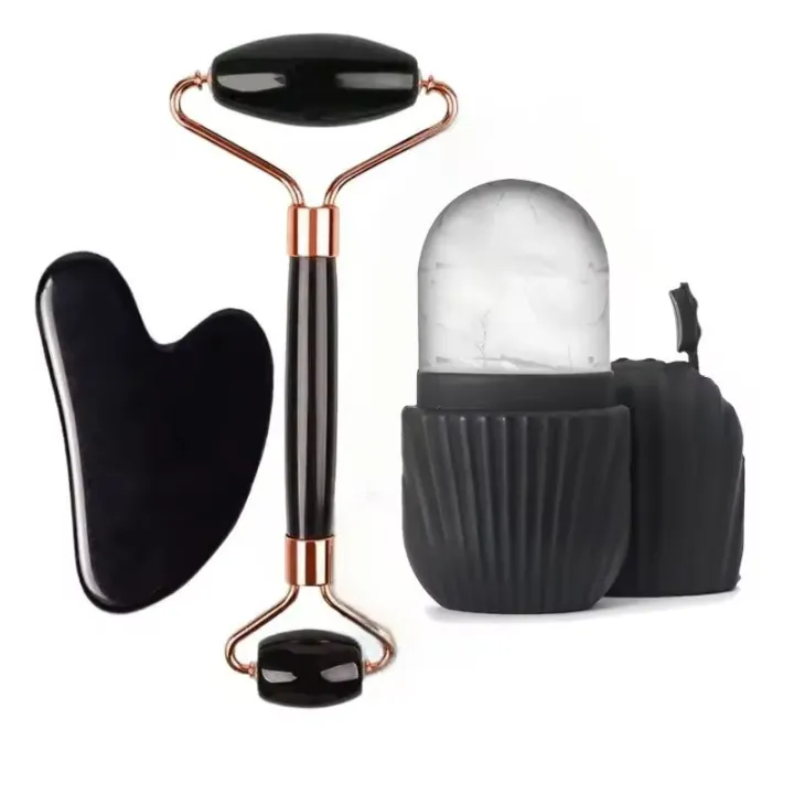 Ice Face Roler Men 1/2/3pcs Ice Face Roller Facial Skincare Ice Roller Set,Facial Roller ...