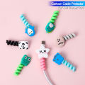 Cute Animal Cable Organizers Cartoon Cable Saver Cover Phone USB Charger Data Cord Protector Phone Holder Accessory. 