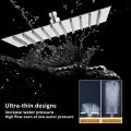 Shower head jet shower Large square shape 8 inch rainfall overhead stainless steel bathroom heavy duty premium quality. 