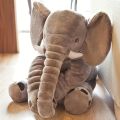 40cm Soft Elephant Plush Toys Cute Elephant Baby Sleeping Pillow Stuffed Animals Best For Kids Birthday Room Decoration.