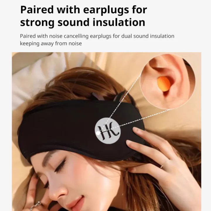 Soundproof%20Sleeping%20Earmuffs%20Snore%20Isolation%20Noise%20Plush%20Blindfold%20Eyes%20Bandage%20For%20Office%20Dorm%20Travel%20Lunch%20Breaks%20-%20Image%202