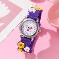 New Kids Watches Cartoon Watches Pink Silicone Quartz Wristwatch Birthday Gift Girl Boy Children Study Time Girl Watch Reloj. 