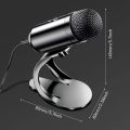 Professional Wired Condenser conference Microphone gooseneck desktop High voice quality Mic Computer Gaming USB Microphone. 