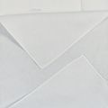 5PCS Pure White Gentleman Handkerchief Suit Pocket Square Plain Hair Band 35cm/13.7in - DIY Fashion Accessory. 