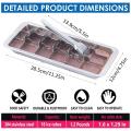 Stainless Steel Ice Cube Tray Stainless Steel Ice Cube Maker Freezer Square Ice Cube Mold tool Making for Milk and Drink Cooling.
