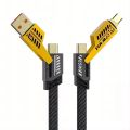 Nylon Braided Zinc Alloy Material Hot Selling High Quality Pd 27W to 65W 4 in 1 Usb Fast Charging Data Cable for Iphone.