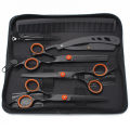 Hair Scissors JP Stainless Hairdressing Scissors 6" Haircut Set Black Thinning Shears Salon Haircut Scissors Razor Combs C1001. 