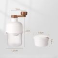 Household Small Size Hand-Operated Making Smoothie Machine with Ice Cube Mold Kitchen Hand Shaved Ice Breaker Ice Crusher.