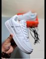 Nike Air Force 1 Triple White | Premium Quality | AF1 White Colour | Free Keychain And Socks | For Both Men and women  | very light weight. 