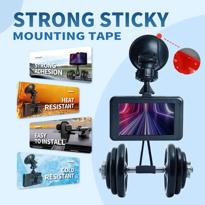 6pcs%20VHB%20Adhesive%20Sticky%20Pads%20for%20Dash%20Cam%20Double%20Sided%20Sticky%20Tape%20for%20Car%20Phone%20Holder%20Windshield%20Dashboard%20%20Camera%20Holders%20-%20Image%204