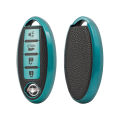 TPU Leather Car Key Case Cover for Nissan Leaf Micra Qashqai J11 J10 X Trail T32 Versa Note Patrol Key Fob Cover Accessories. 