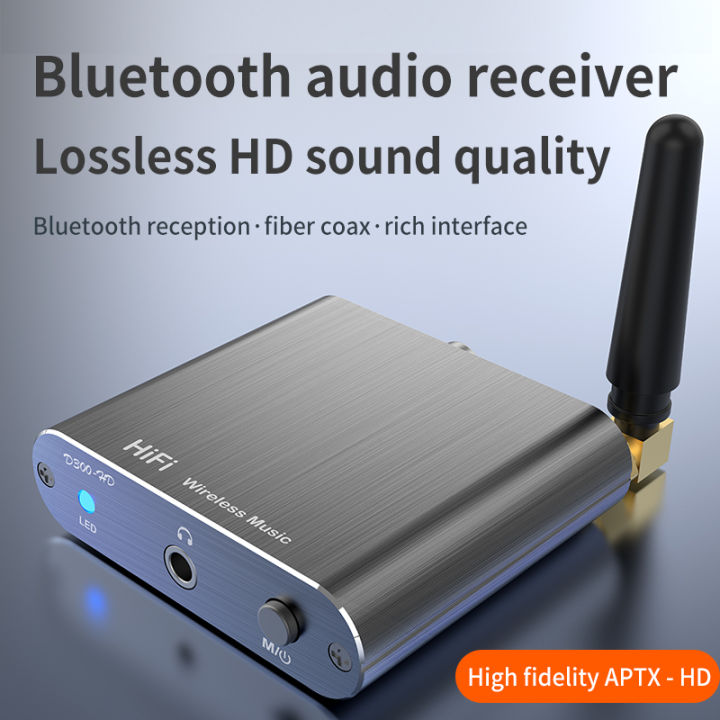 Qualcomm%20APTX-HD%20Bluetooth%205.2%20Audio%20Receiver%20Hifi%20Stereo%20Music%20CD-Quality%20Sound%203.5mm%20AUX%20Coaxial%20Optical%20Fiber%20Wirelss%20Adapter%20-%20Image%202