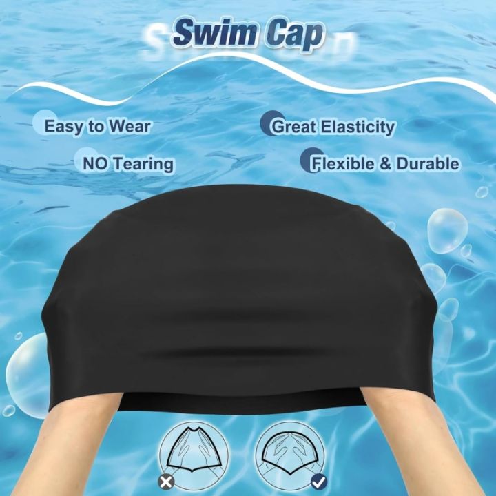 Unisex%20Adult%20Silicone%20Swim%20Cap%20Waterproof%20Swimming%20Hat%20Non%20Slip%20Bathing%20Pool%20Hat%20Elastic%20Silicone%20Cap%20for%20Long%20and%20Short%20Hair%20-%20Image%203