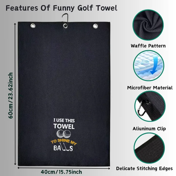 Funny%20Microfiber%20Premium%20Golf%20Towel,%20Embroidered%20Golf%20Towels%20for%20Golf%20Bags%20for%20Men&Women,%20Golf%20Accessories%20for%20Men%20Golfers%20Dad%20-%20Image%206