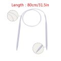 Al Saeed Wool Aluminium Circular Knitting Needle 80cm Round Gol Silai Knitting Crochet. 