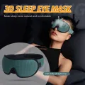 3D Eye Mask Green Breathable Shading Sleeping Hot Sales Eye Mask Adjustable Strap Sleep Mask Padded Travel Rest. 