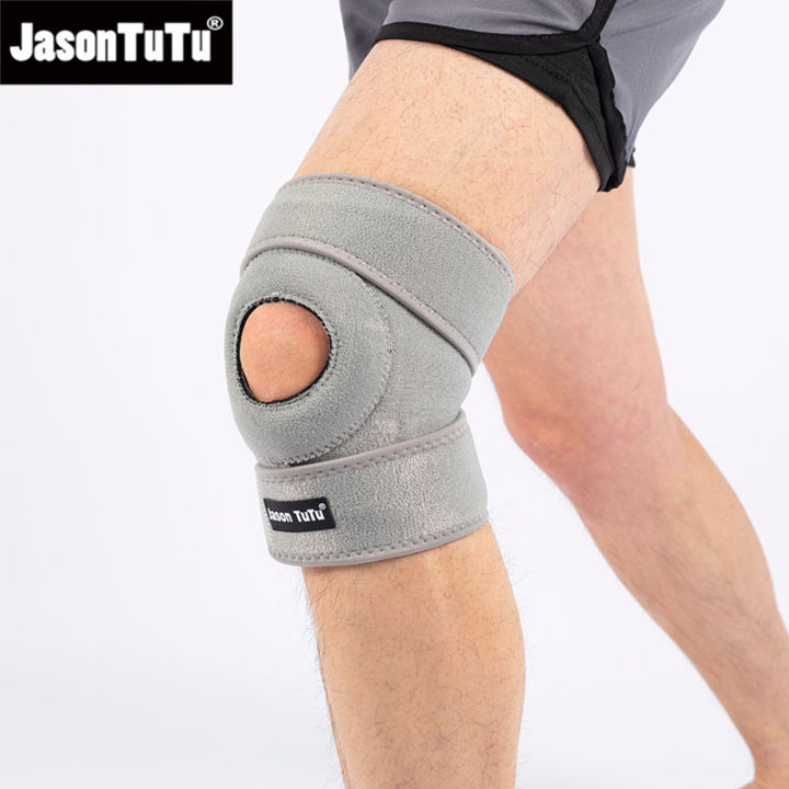 JASONTUTU%201PCS%20Breathable%20Four%20Spring%20Knee%20Support%20Brace%20Kneepad%20Adjustable%20Patella%20Knee%20Pads%20Safety%20-%20Image%204