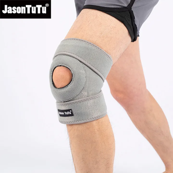 JASONTUTU%201PCS%20Breathable%20Four%20Spring%20Knee%20Support%20Brace%20Kneepad%20Adjustable%20Patella%20Knee%20Pads%20Safety%20-%20Image%204