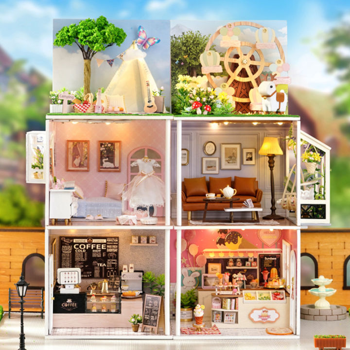 DIY%20Wooden%20Miniature%20DollHouse%20Leisurely%20Coffee%20Shop%20Dollhouses%20Scene%20Model%20%20Doll%20House%20Assembly%20Model%20Toys%20For%20Kids%20Gifts%20-%20Image%203