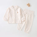 Autumn Baby High Waist Warm Pants Winter Fleece Lined Cotton Underwear Unisex Infant Sleepwear with Open Crotch Loungewear. 