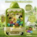 Dinosaur Claw Machine Toys Electronic Arcade Game Adjustable Catch Doll Machine Music Mini Vending Birthday  For Kids. 